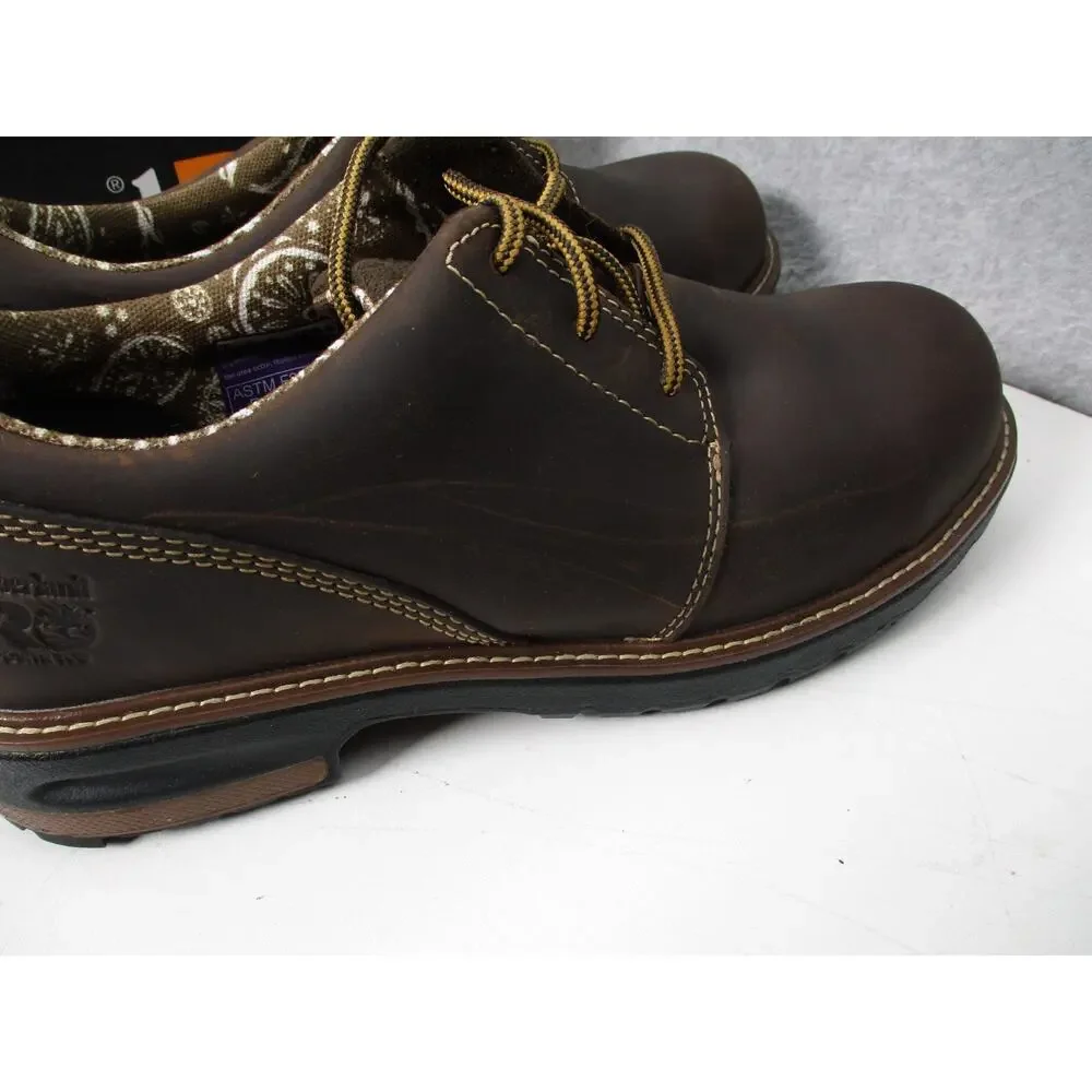 Timberland Pro Hightower Oxford Composite Safety Toe Work Shoes Womens Sz 9.5
